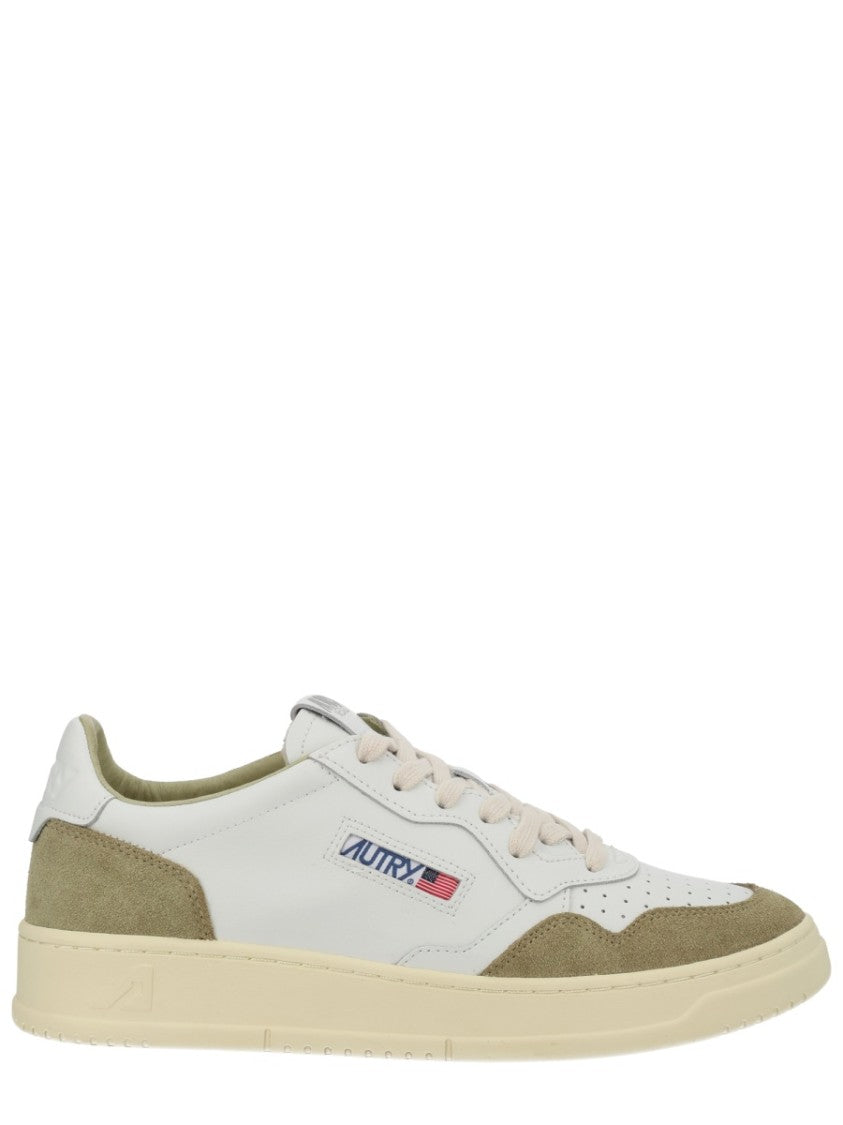 Autry Medalist Low Neutral Retro Sneakers