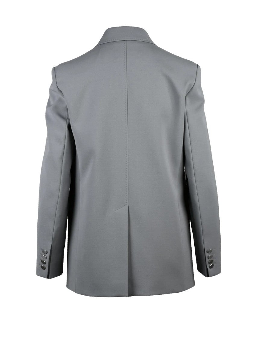 Max Mara Double-Breasted Edicola Jacket With Wide Lapels And Flap Pockets