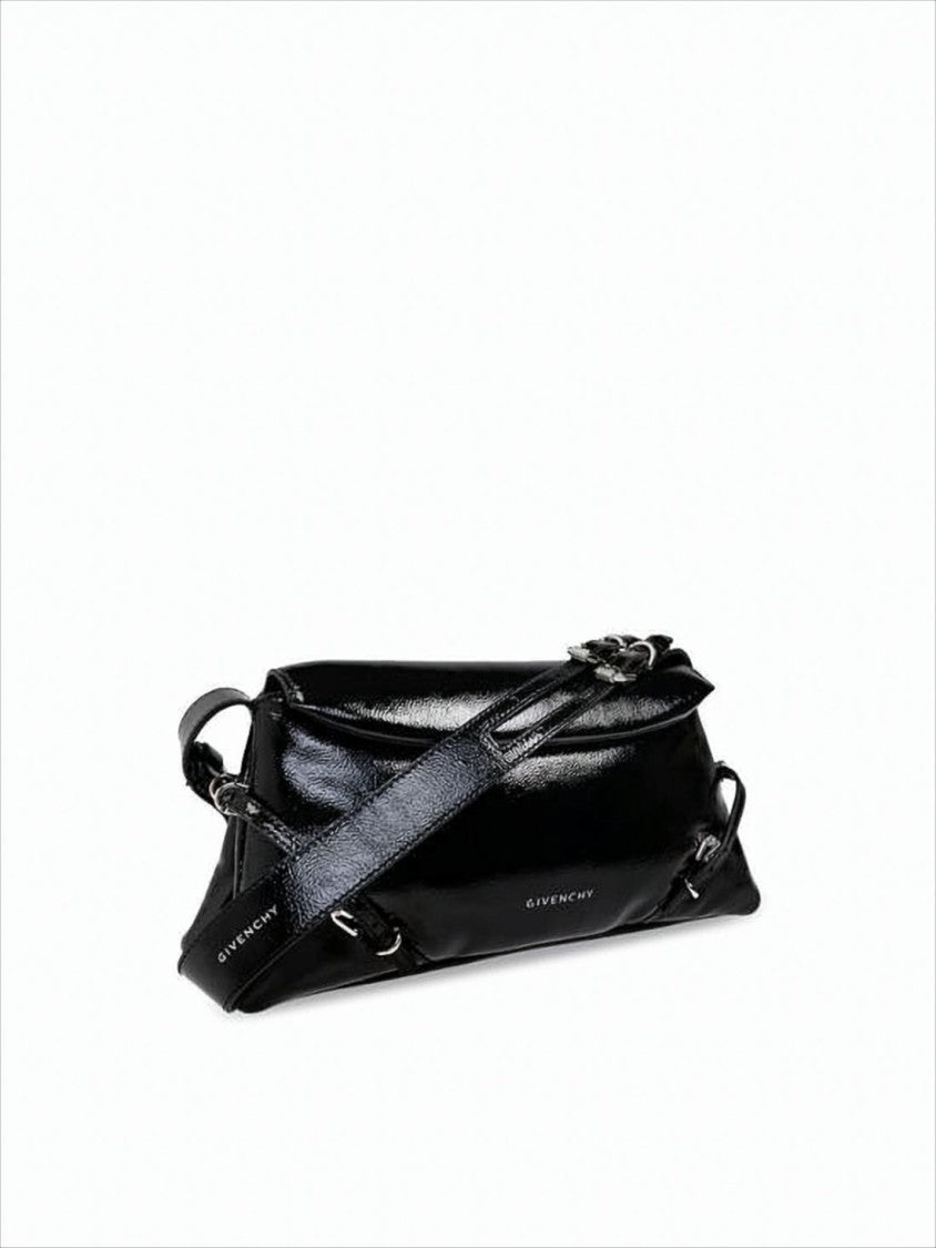 Givenchy Calf Leather Shoulder Bag With Structured Design
