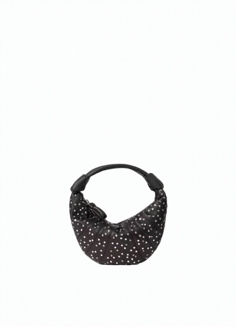 Lemaire Studded Dot Mini Crescent Bag With Padded Handle
