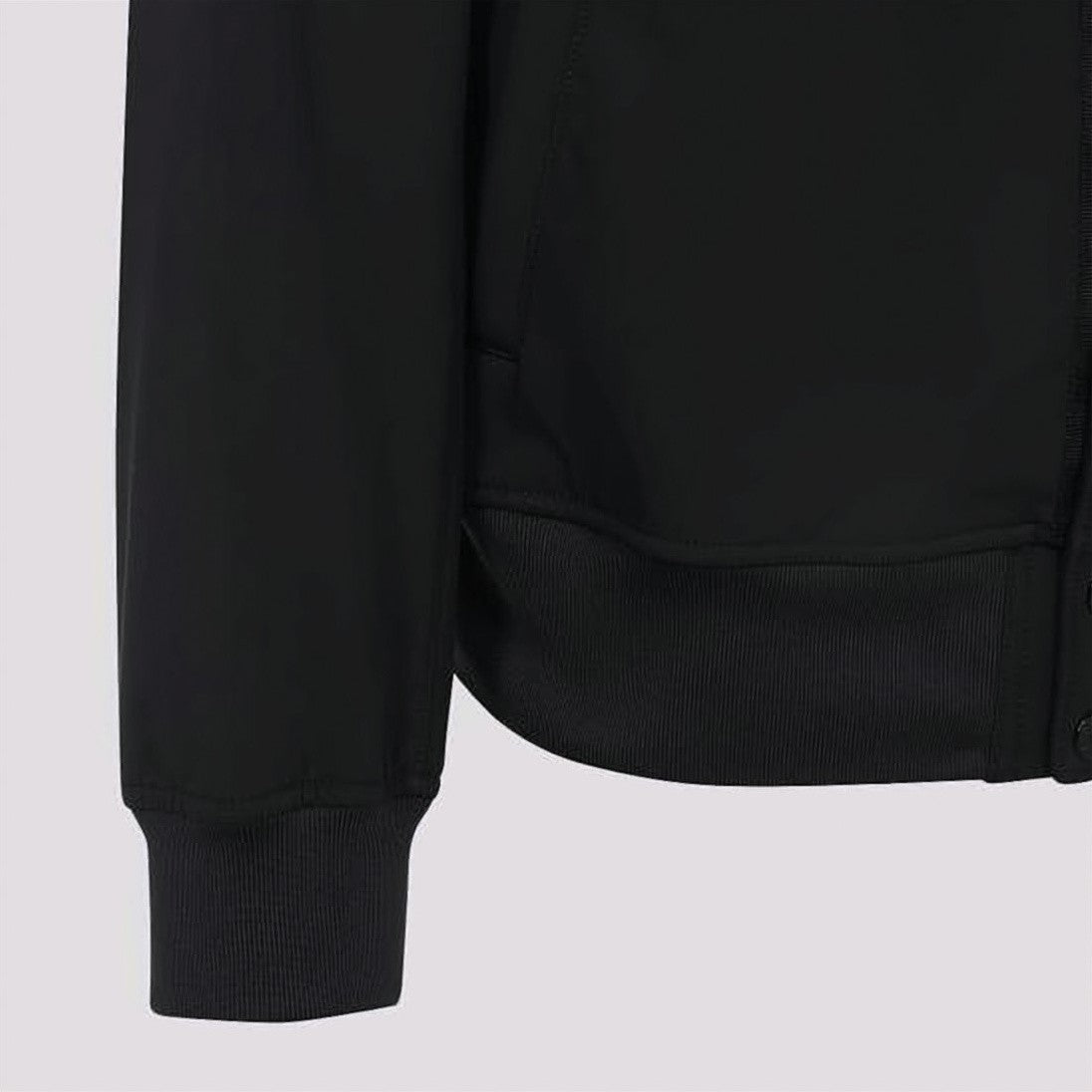 Stone Island Black Jacket With Hood