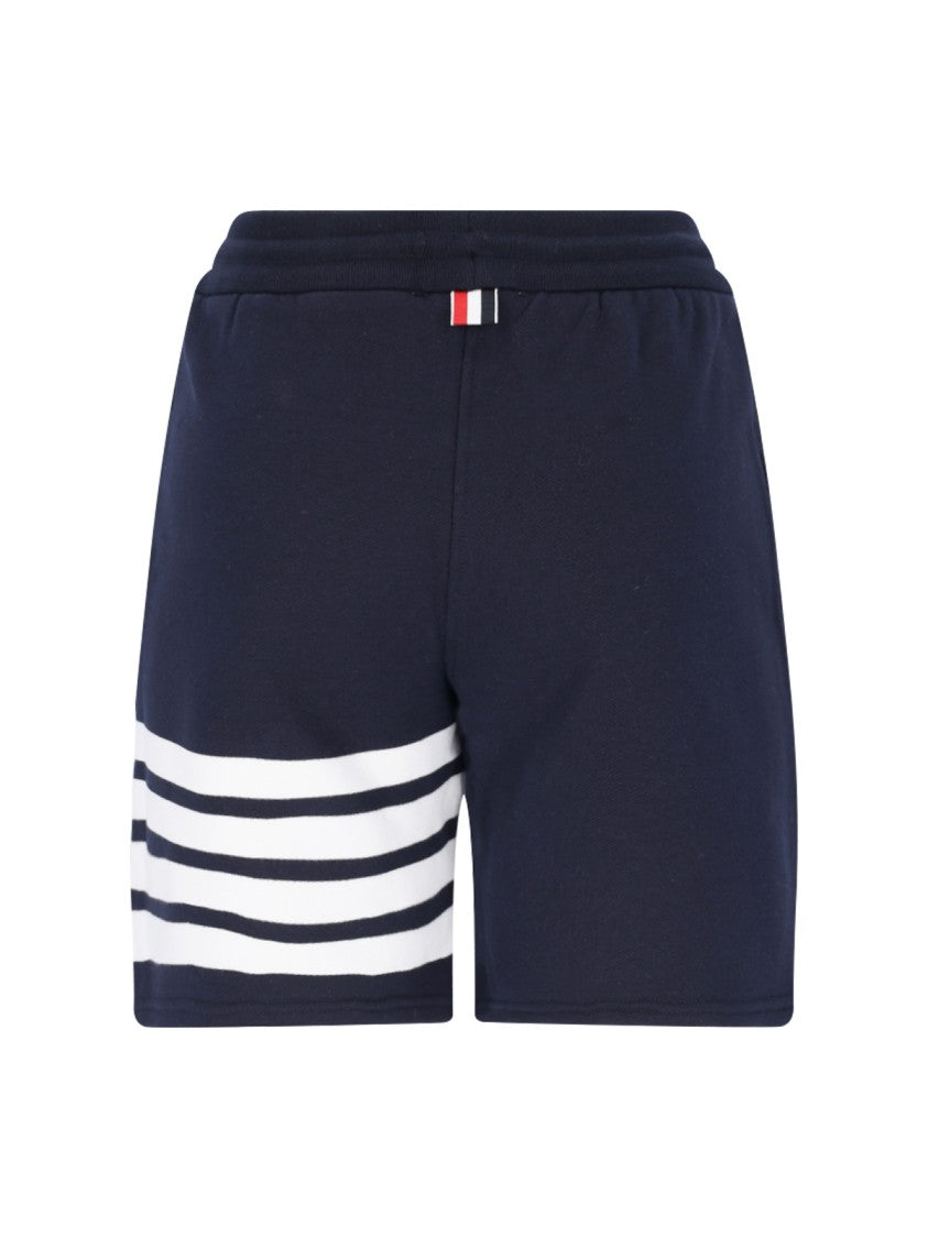 Thom Browne "4-Bar" Sport Shorts – Blue