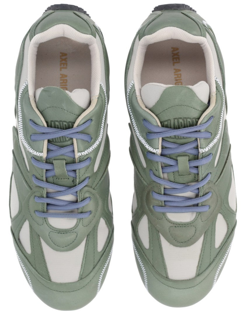 Axel Arigato Muted Green Slow Runner Sneakers