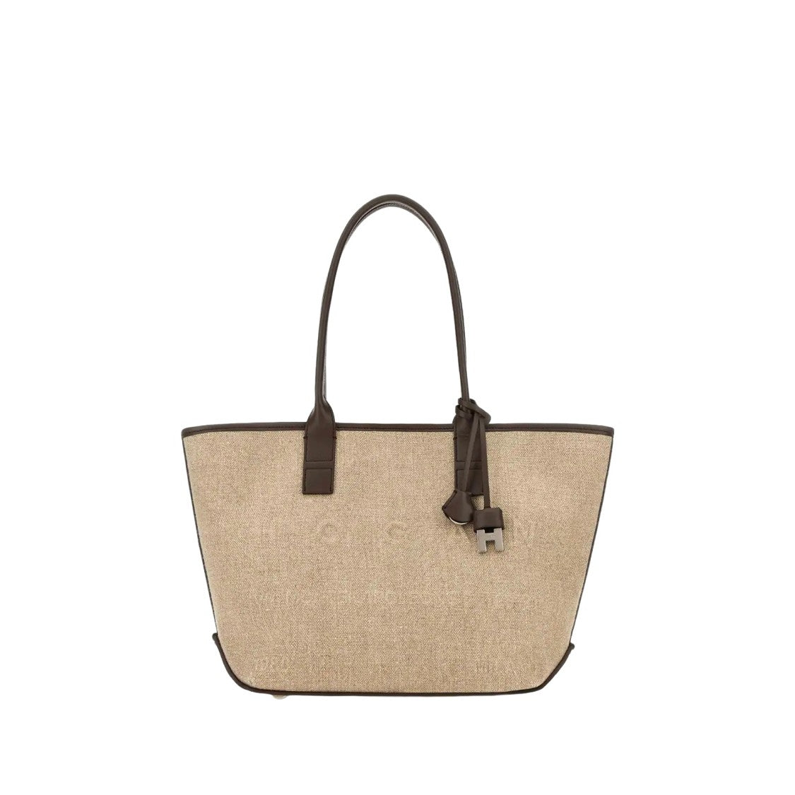 Hogan Mastice Address Shopping Piccola Linen Shopping Bag