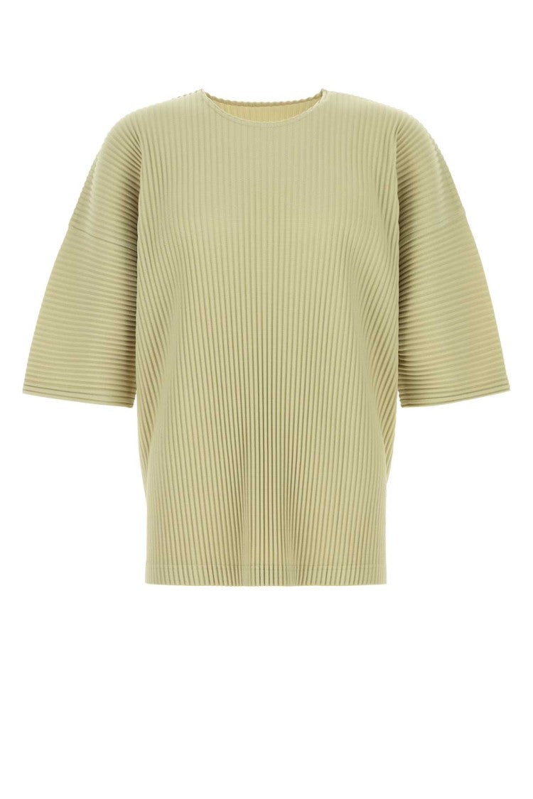 Homme Plissé Issey Miyake Pistachio Green Polyester T-Shirt