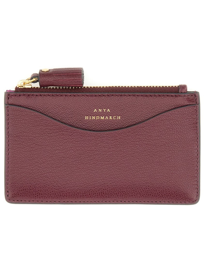 Anya Hindmarch "Peeping Eyes" Card Holder With Zipper