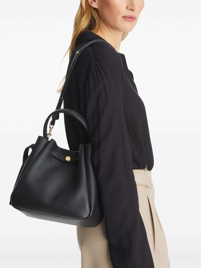 Tory Burch Structured Textured Leather Handbag
