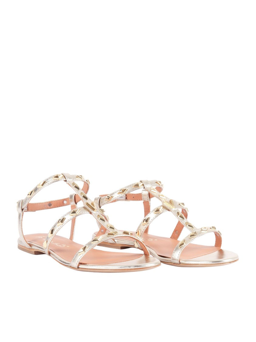 Via Roma 15 Sandalo Rombetti Pyramid Stud Sandals