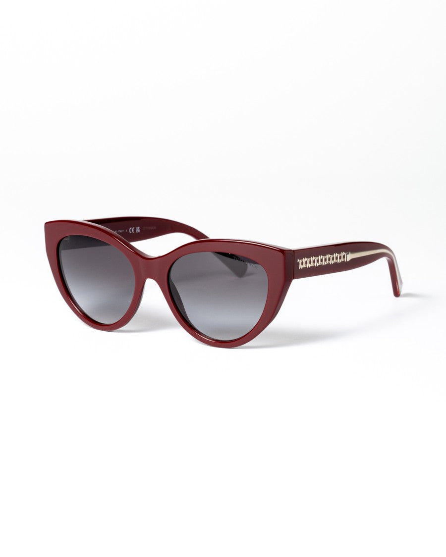 Tiffany & Co. Cat-Eye Sunglasses With Burgundy Frame