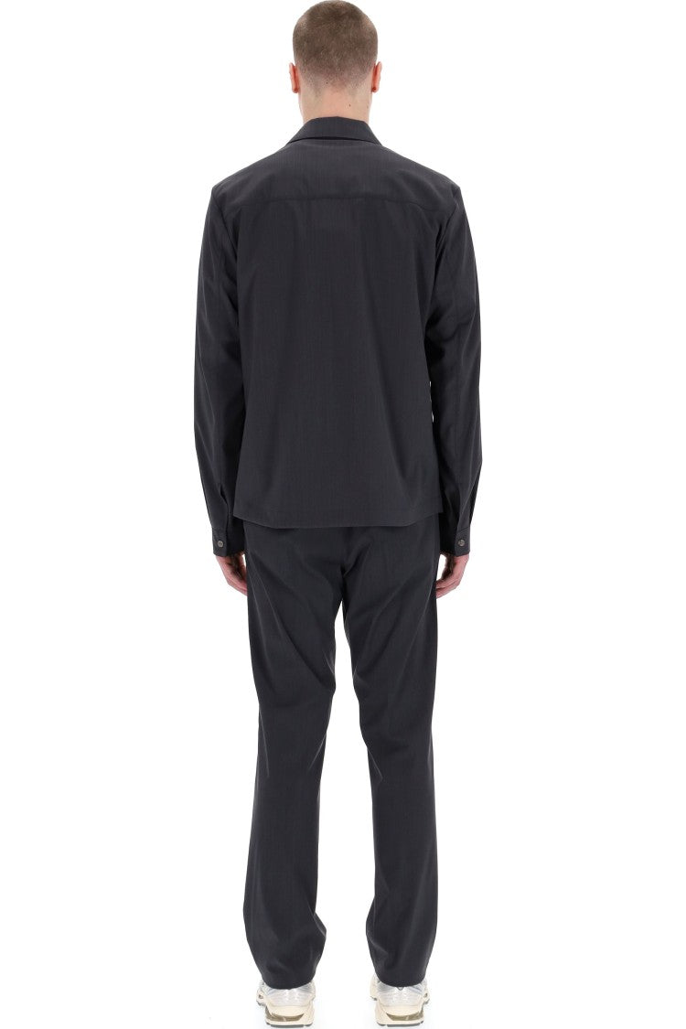 Herno Technical Wool Shirt Collar Jacket