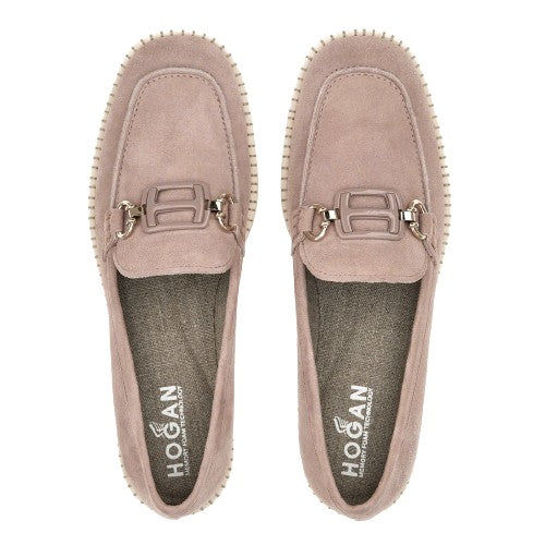 Hogan Low Beige Moccasin
