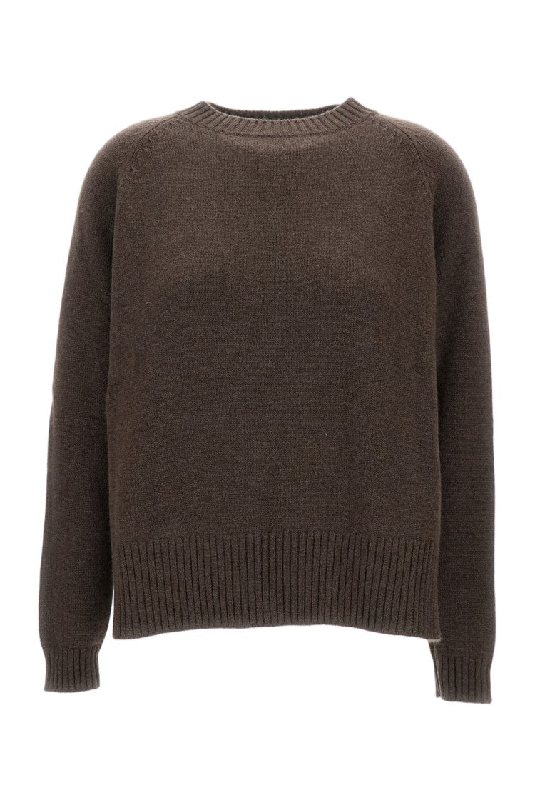 Live Relaxed Fit Crew Neck Sweater In Cashmere