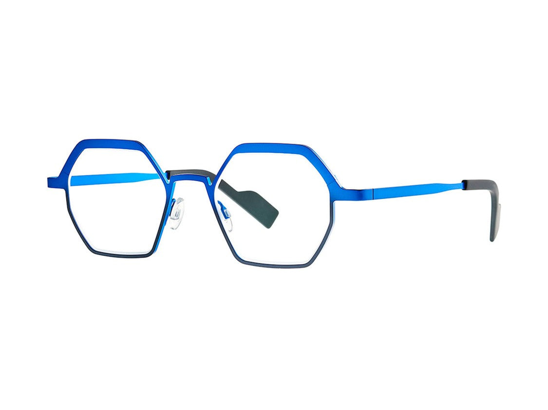Theo Cheer Metal Hexagonal Eyeglasses
