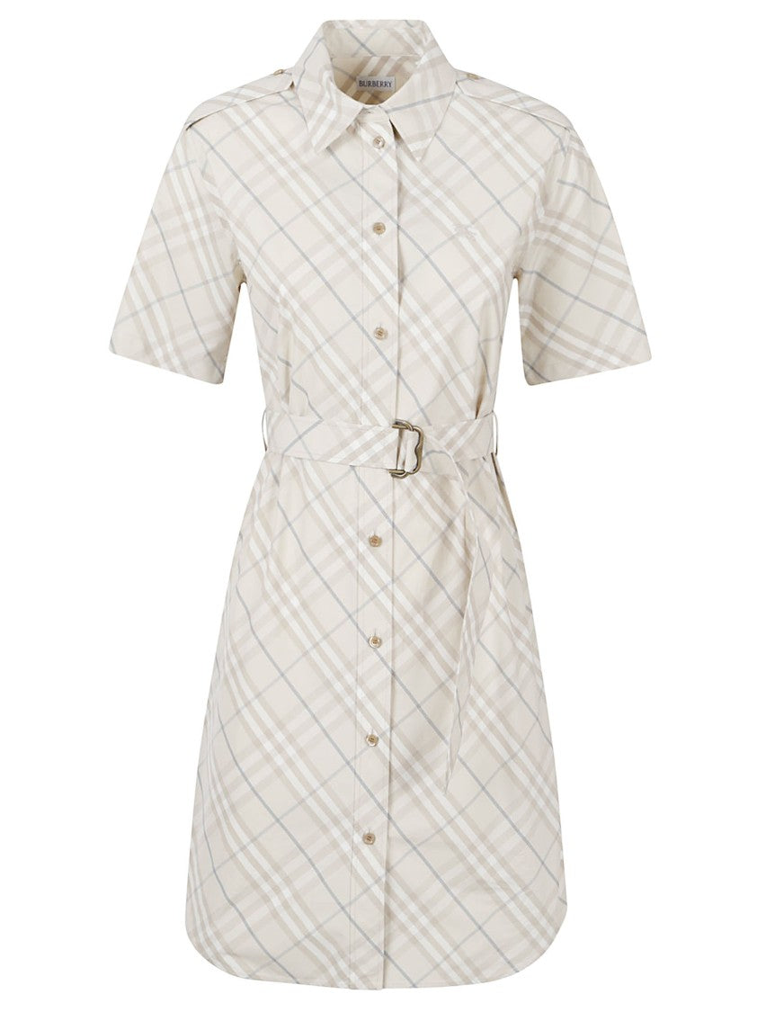 Burberry Multicolor Cotton House Check Dress