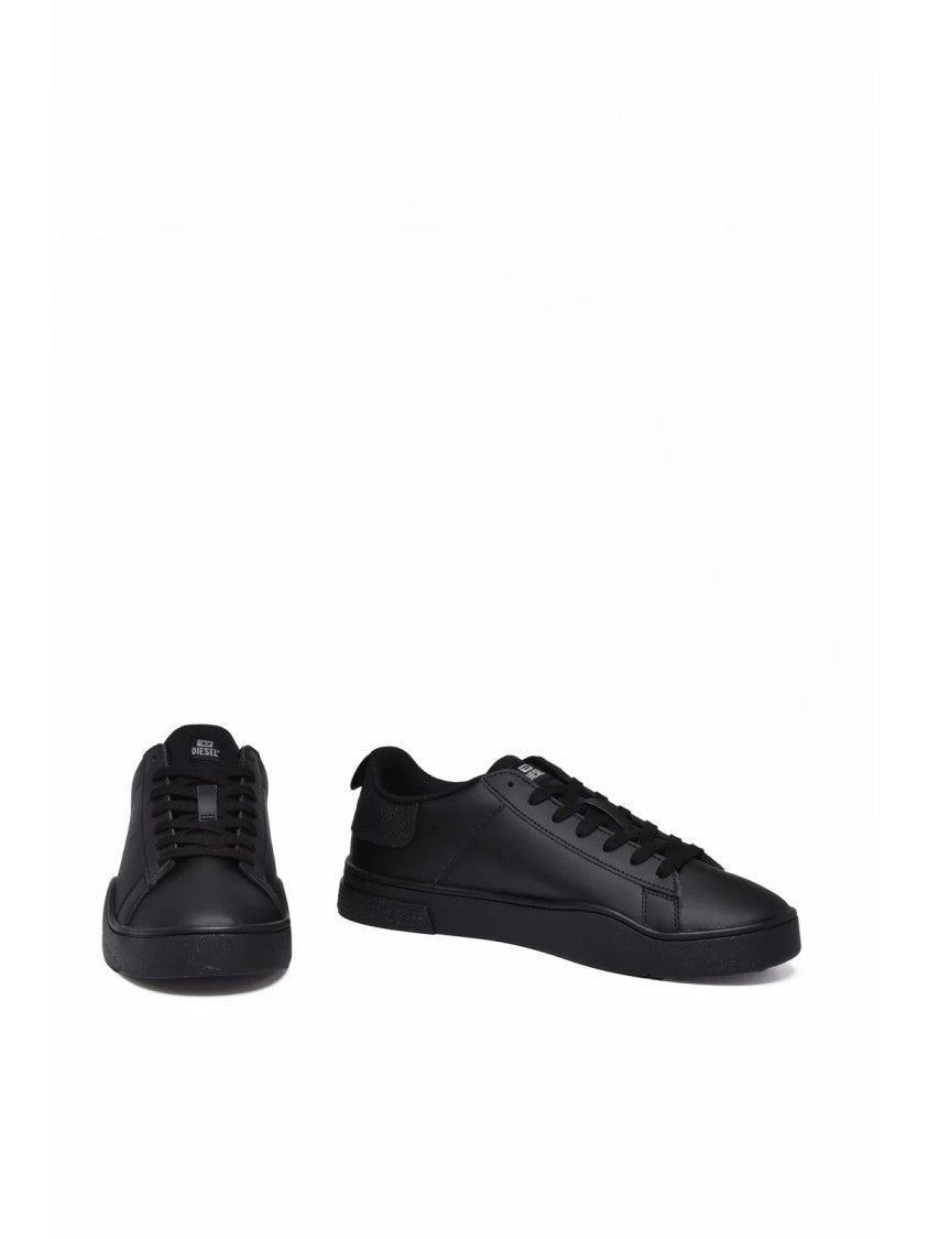 Diesel Black Streamlined Rubber Sneakers