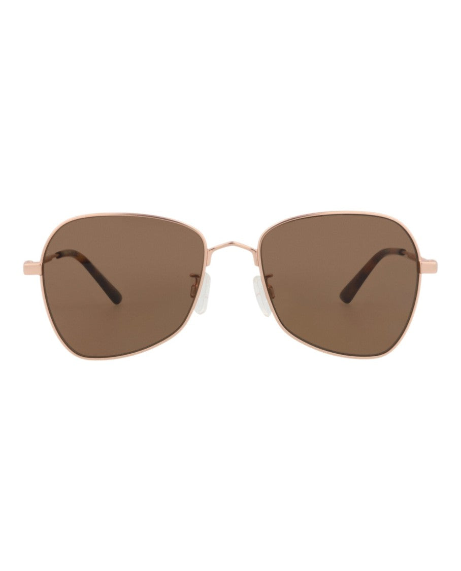 Alexander Mcqueen Square-Frame Metal Sunglasses