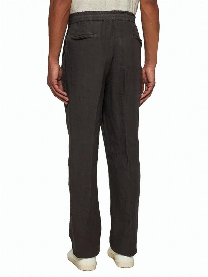 Brunello Cucinelli Relaxed Fit Linen Jogger Pants