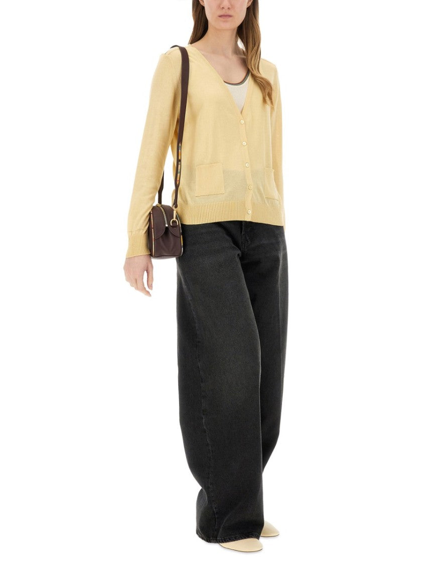 Paul Smith Deep V-Neck Knitted Cardigan