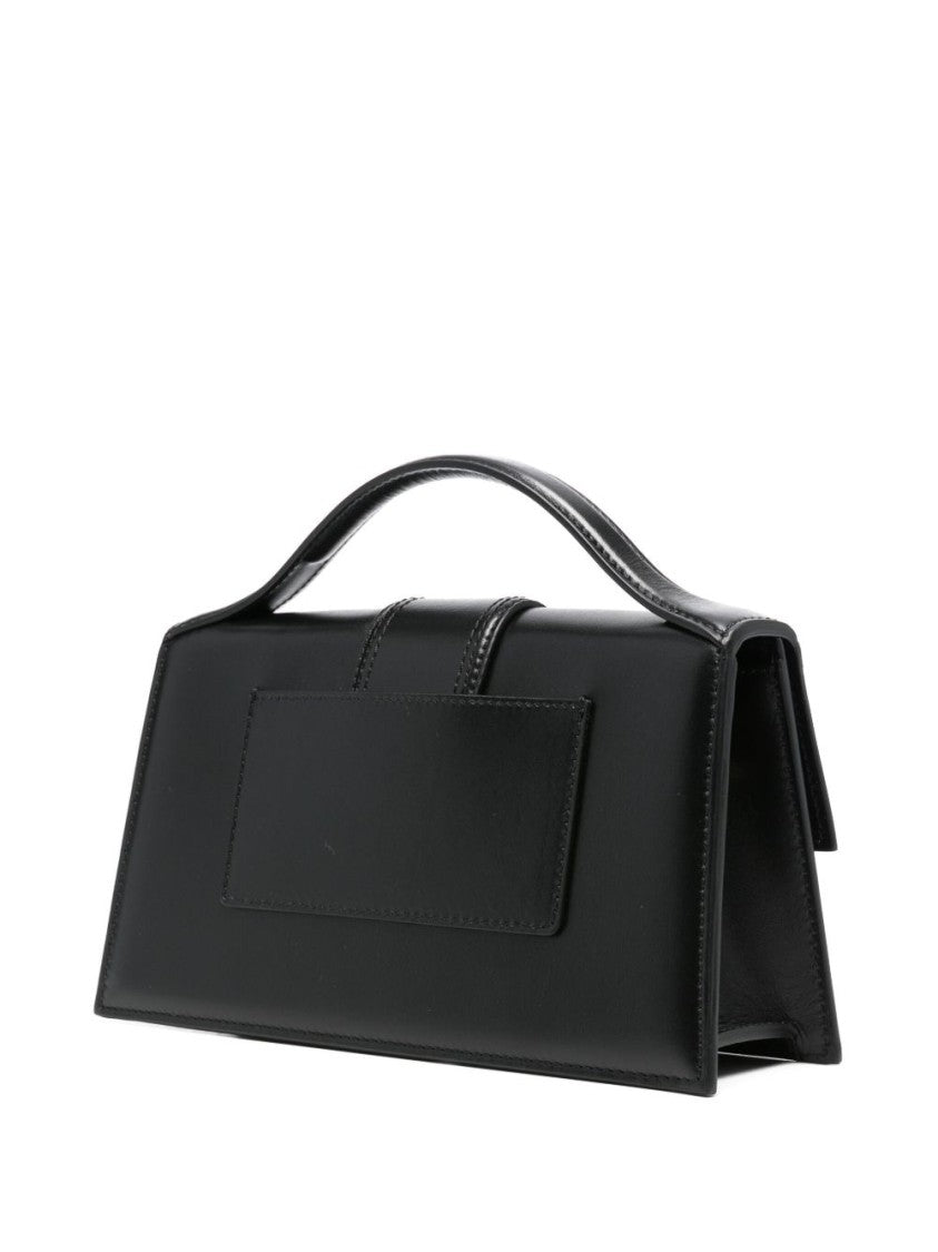 Jacquemus Structured Silk-Blend Flap Handbag