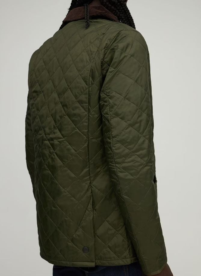 Barbour Heritage Liddesdale Quilted Jacket With Corduroy Collar