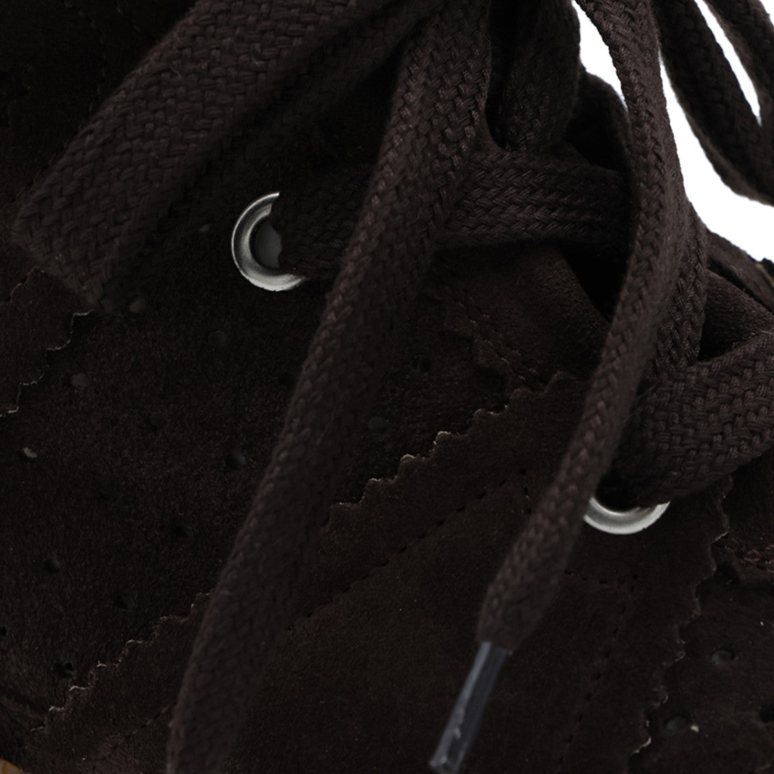 Isabel Marant Perforated Hidden Wedge High-Top Sneakers