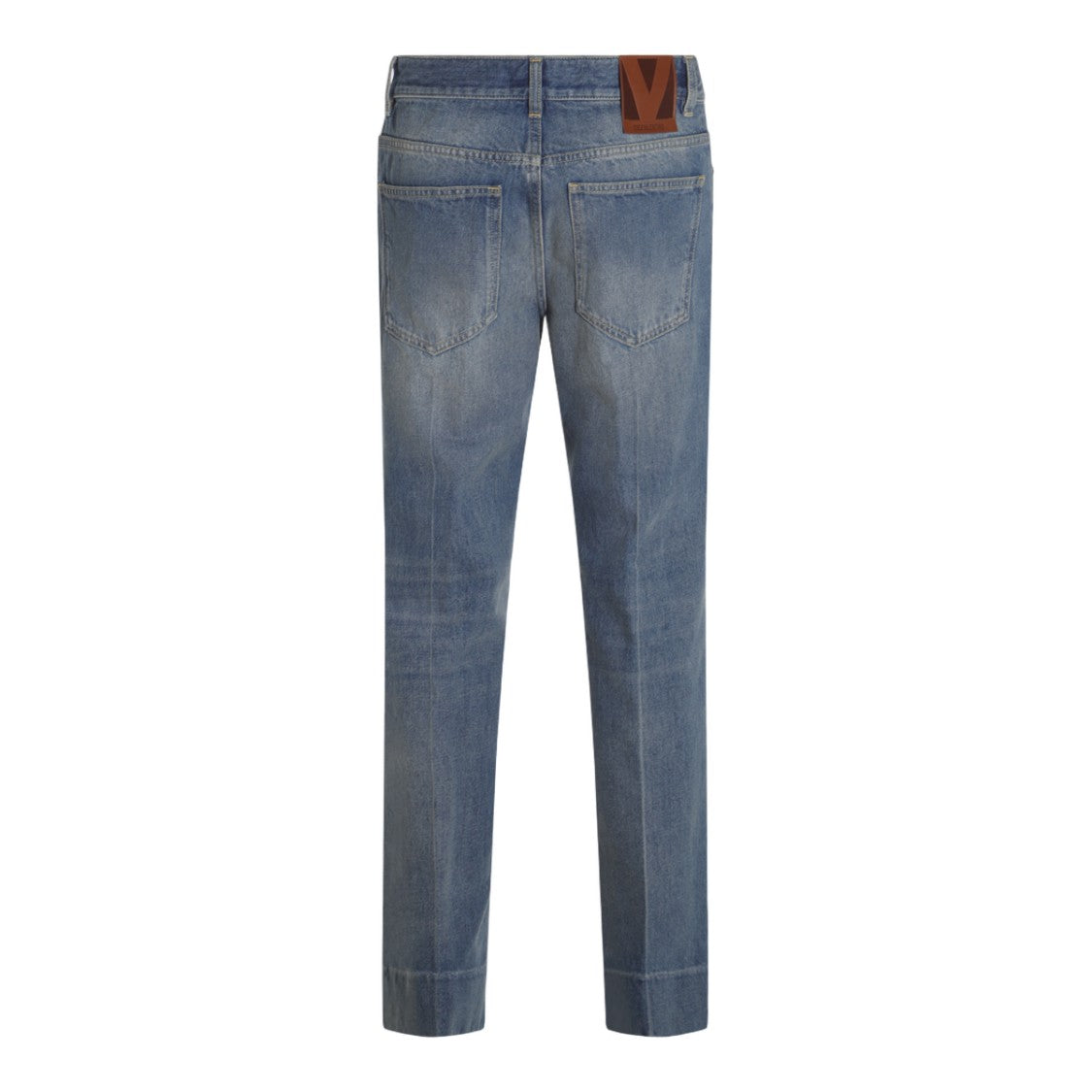 Valentino Classic Straight-Leg Jeans With Mid-Rise Waist