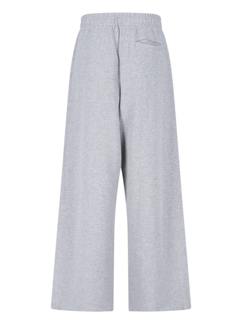 Entire Studios Grey Full Wide-Leg Sports Pants