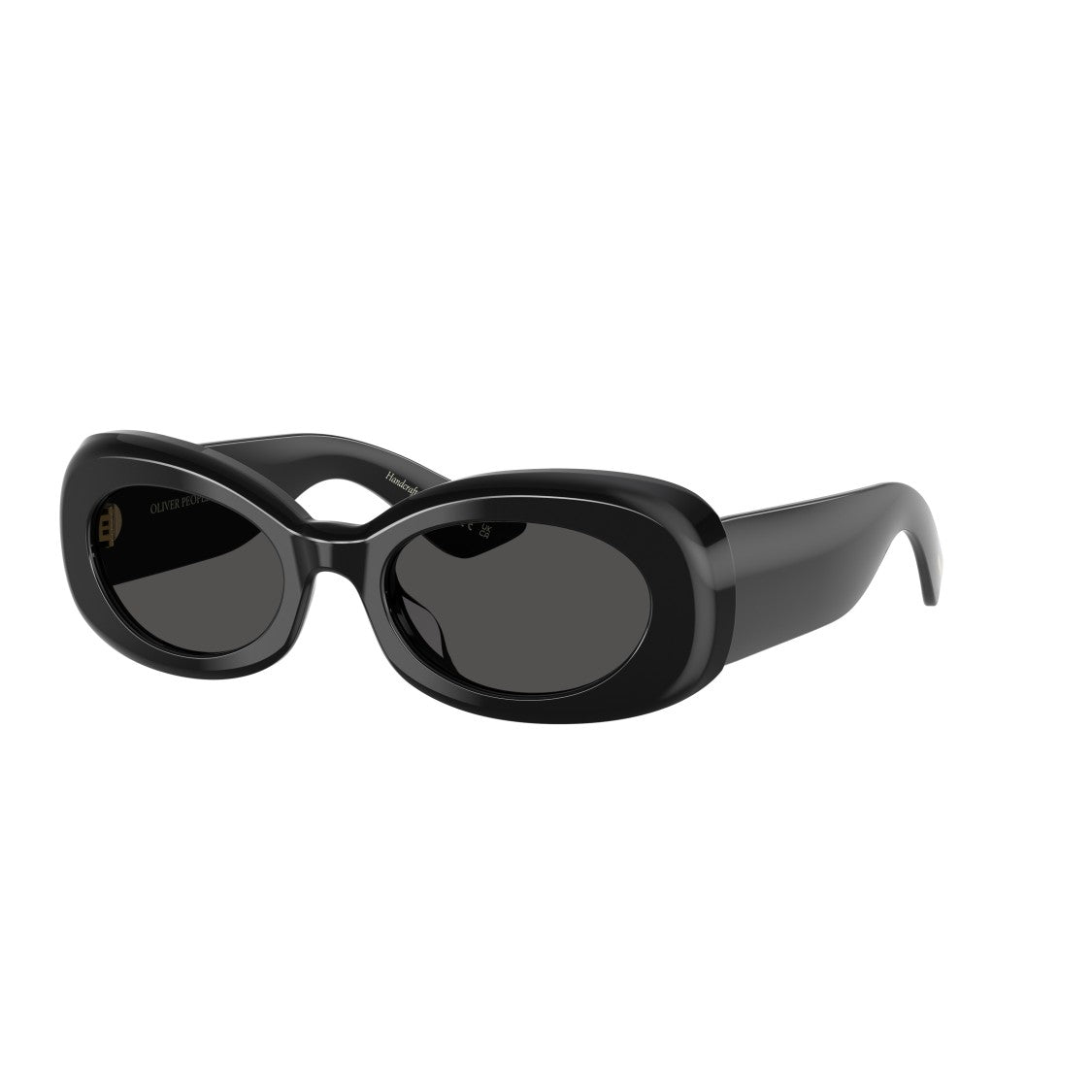 Oliver Peoples 0Ov5606su Oversized Black Acetate Sunglasses With Gold Accents