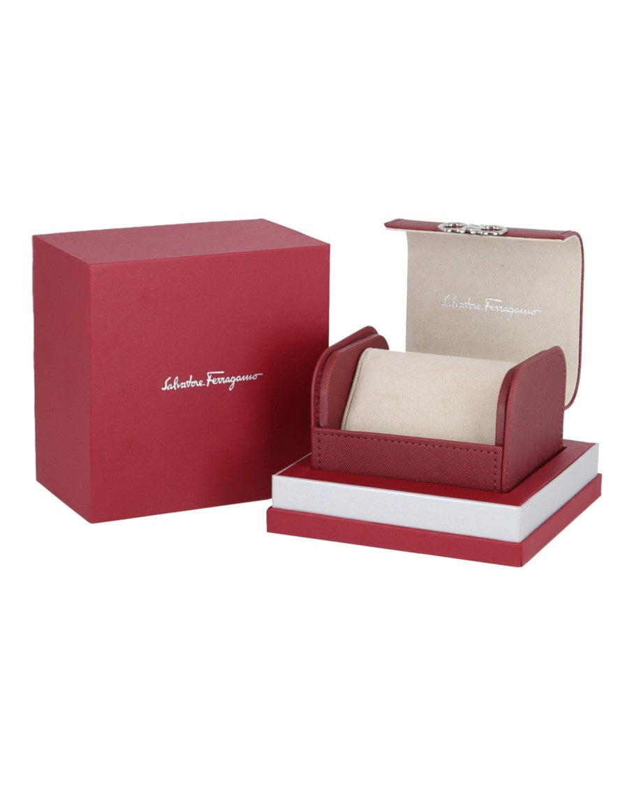 Ferragamo Tonneau Chrono Bracelet Watch With Octagonal Case