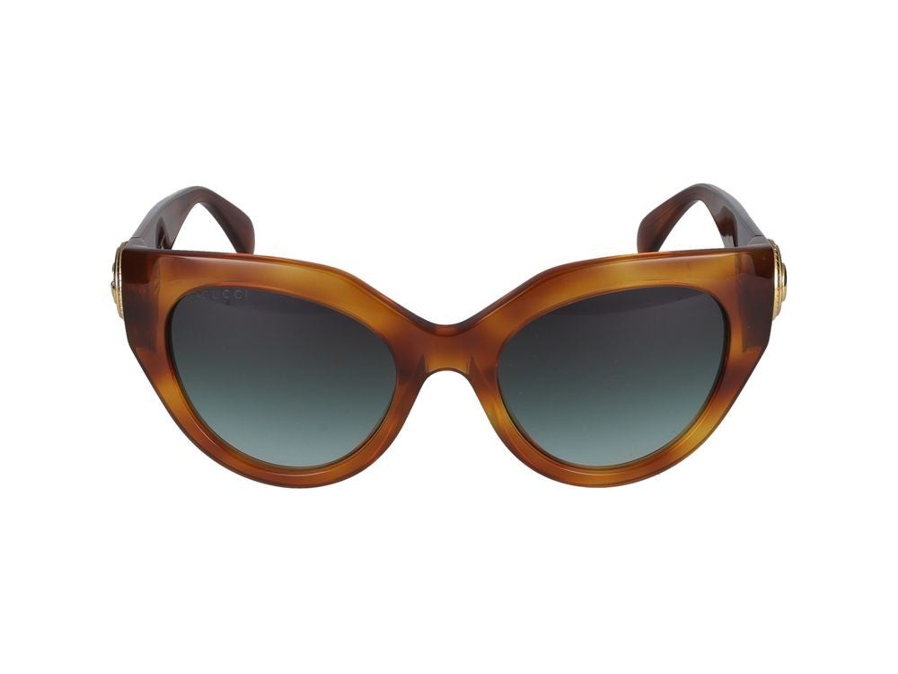 Gucci Sunglasses Gg1408s 004 Havana Havana Green 52/21/140