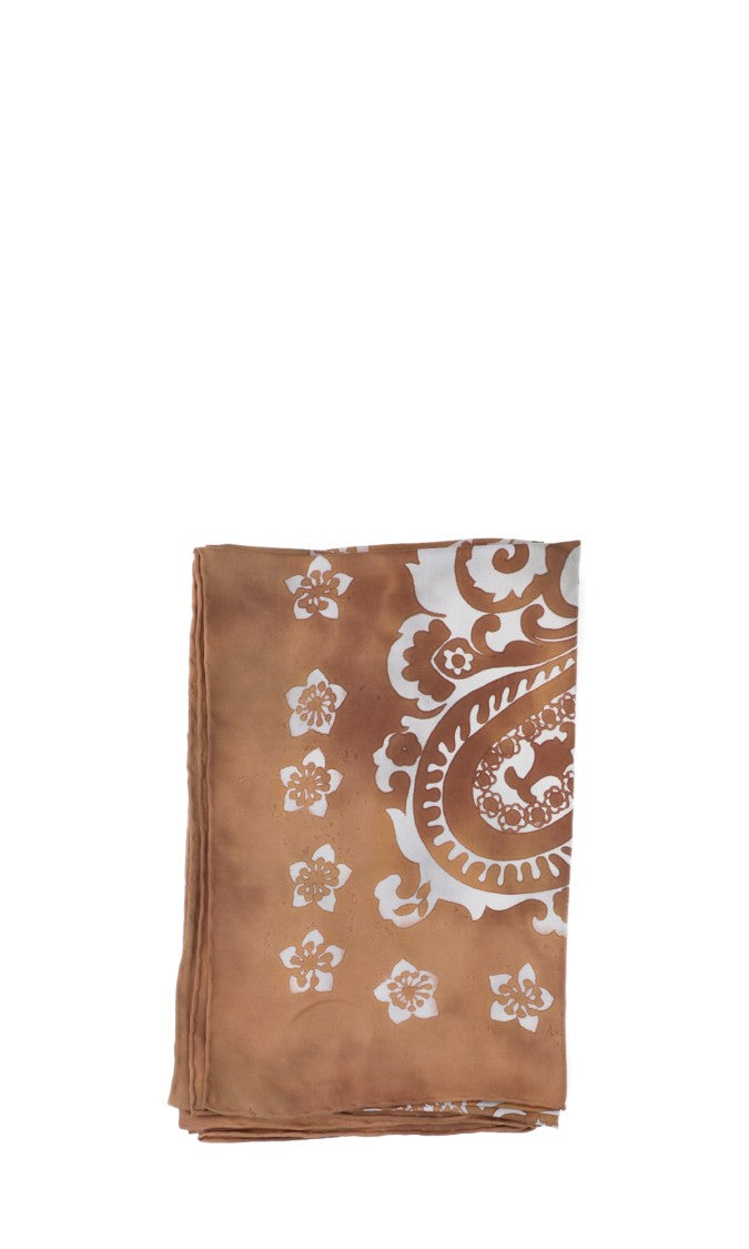 Destin Intricate Floral And Paisley Pattern Scarf