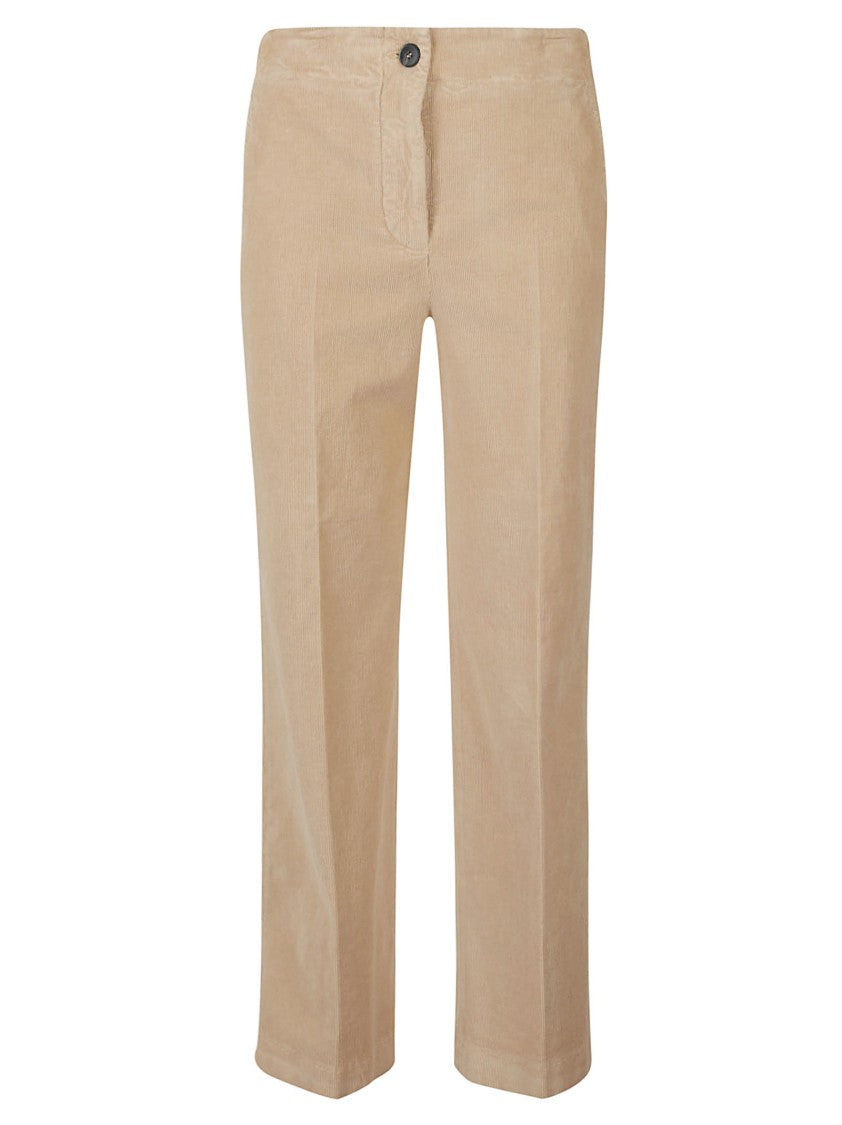 Incotex Stretch Corduroy Pants With Tailored Fit