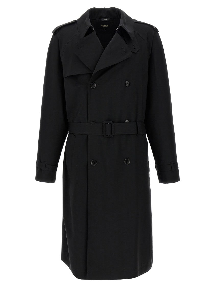 Fendi Wool Trench Coat