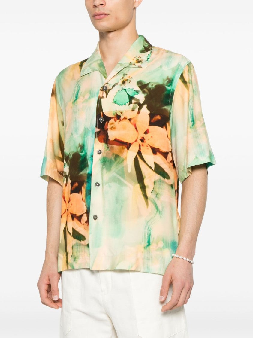 Paul Smith Moss Green Oversized Shirt