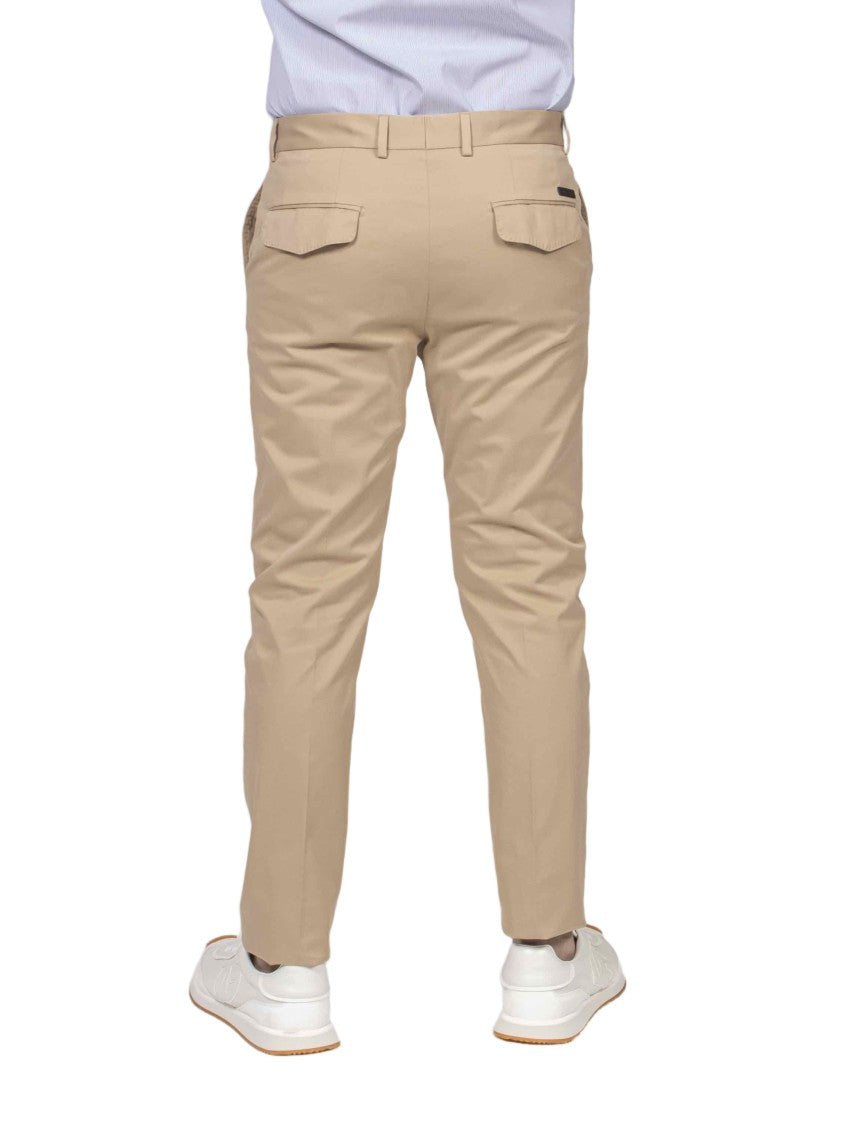 Dolce & Gabbana Classic Beige Tailored Straight-Leg Pants