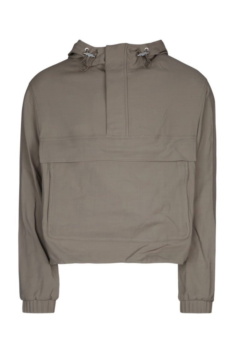 Ami Cropped Jacket With Hood