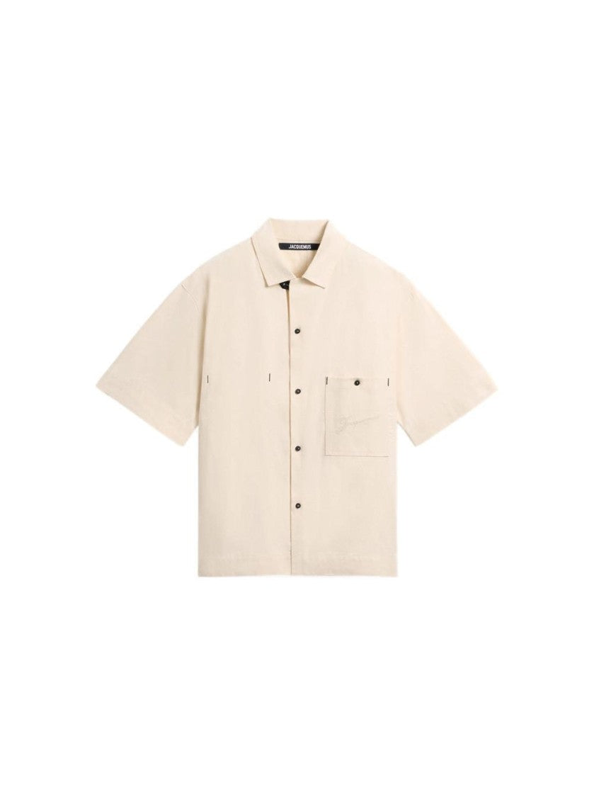 Jacquemus De-Nîmes Aloe Shirt Off White