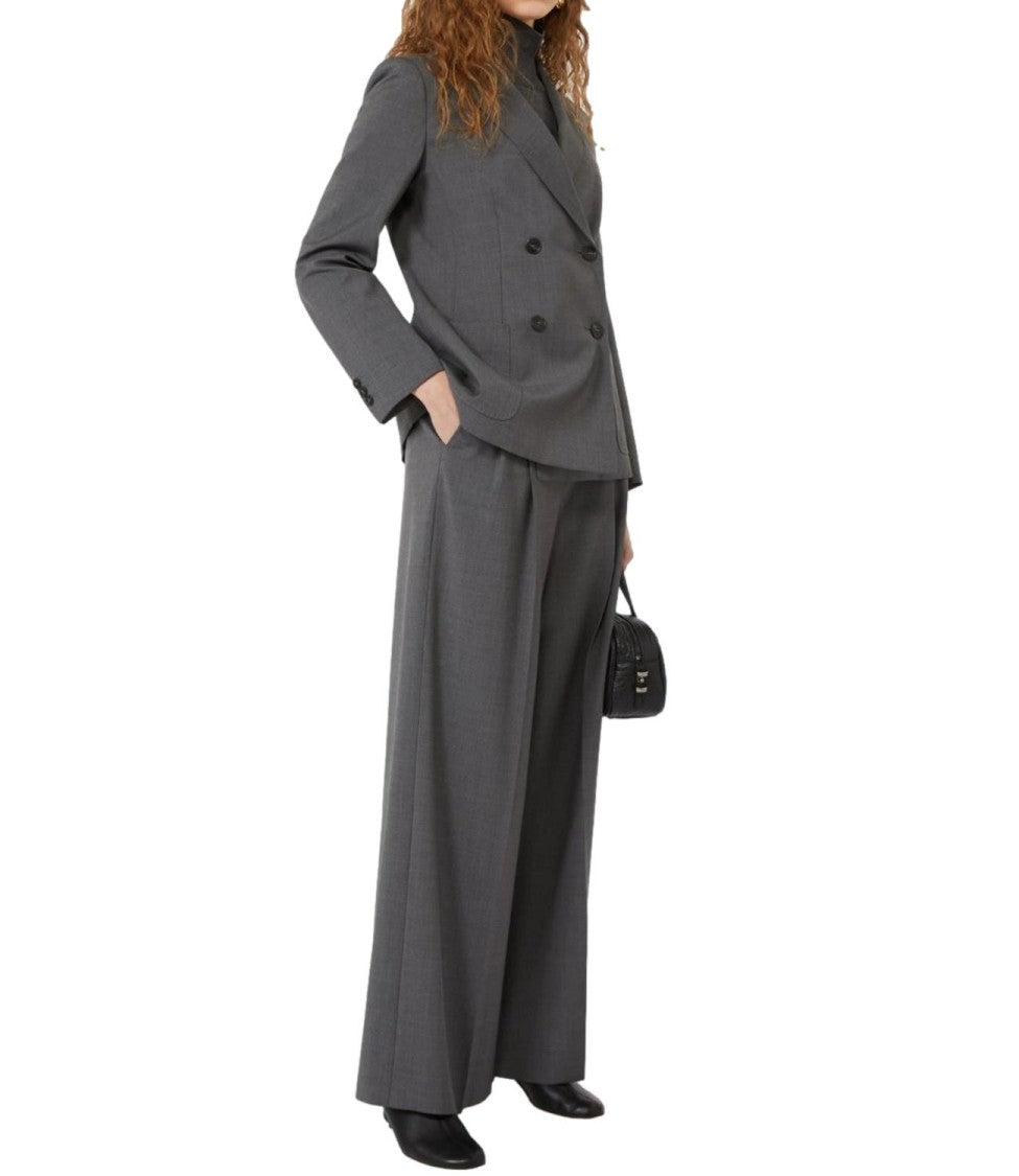 Max Mara Double-Breasted Tailored Jacket With Wide Lapels