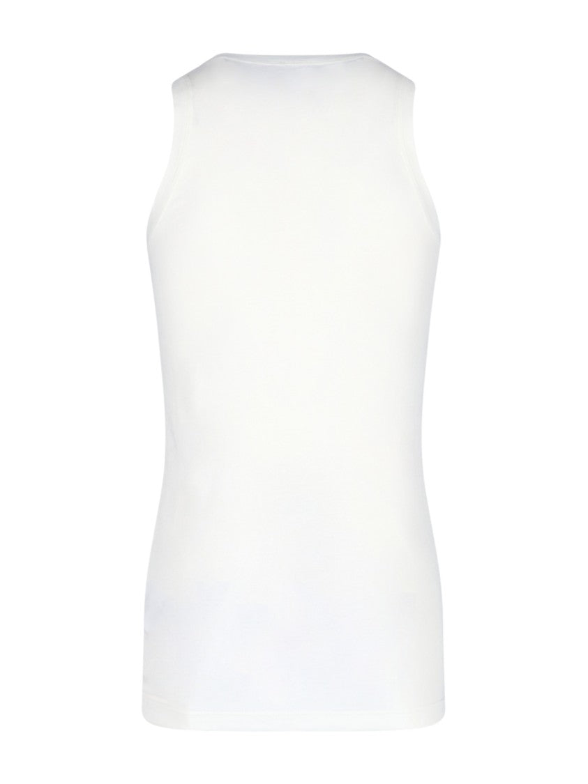 Jil Sander Set of Two Cotton T-shirts and White Tank Top