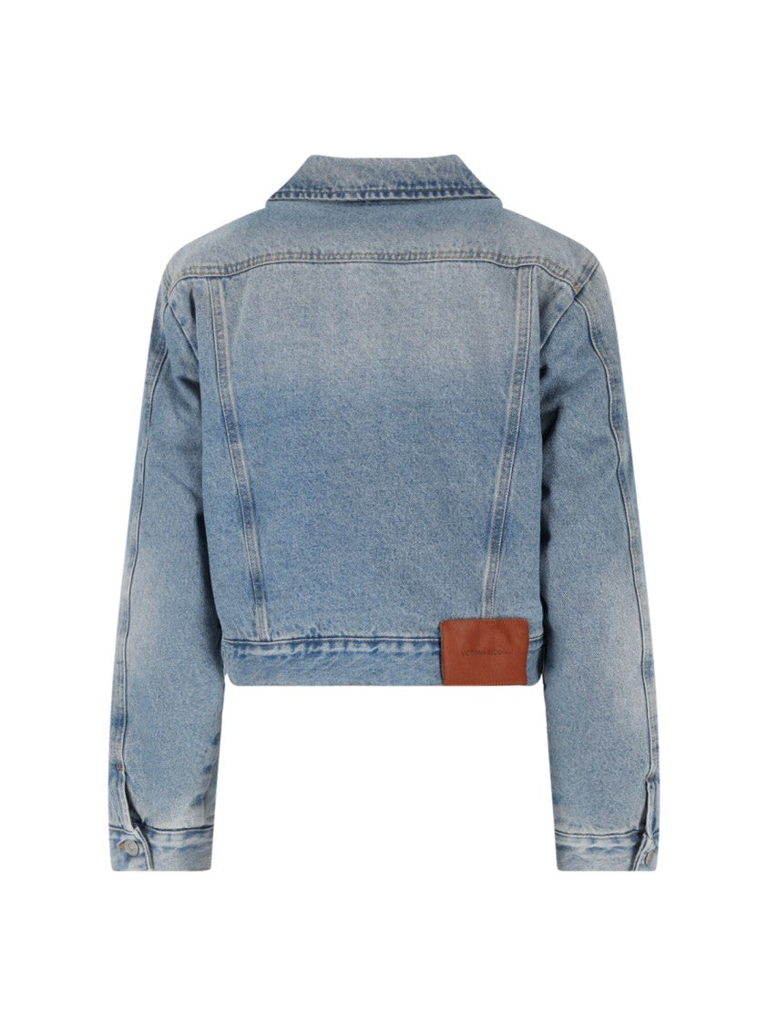 Victoria Beckham Denim' Jacket – Light Blue