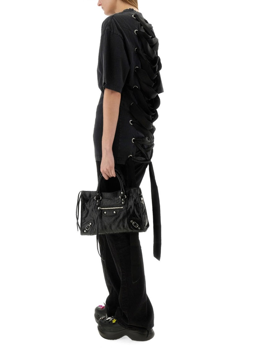 Balenciaga "Lace-Up" Cotton Shirt