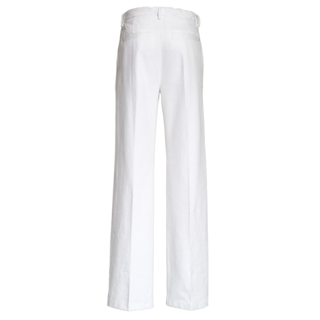 Dondup Reina Wide-Leg Cotton Casual Pants