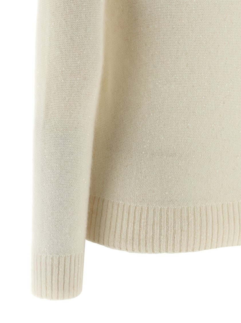 Fabiana Filippi Sequin Turtleneck Sweater