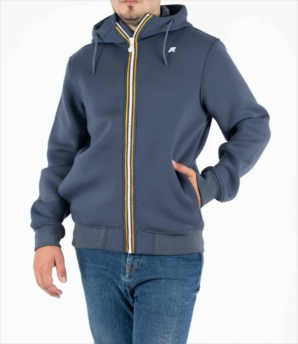 K-Way Structured Fit Hoodie With Adjustable Hood