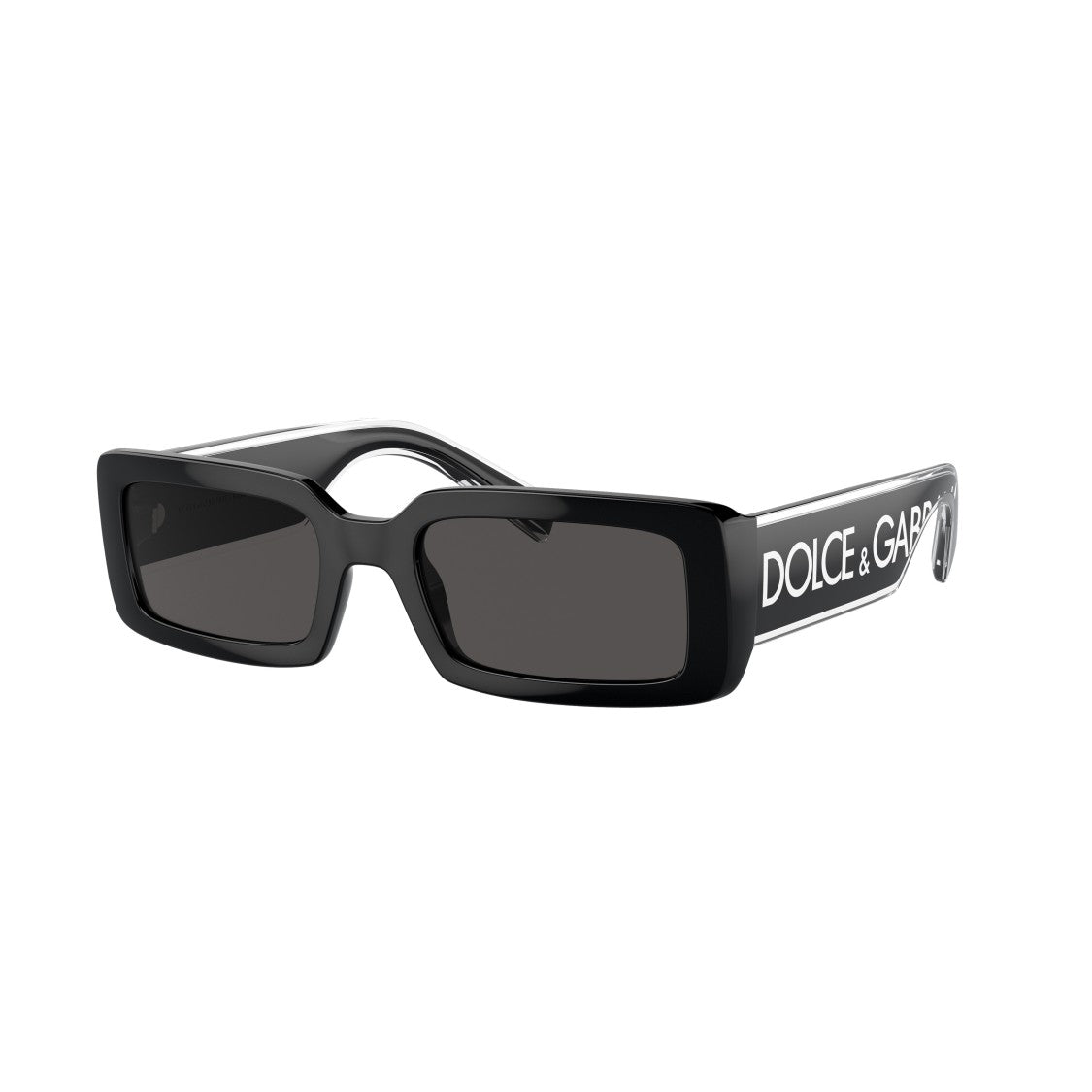 Dolce & Gabbana 0Dg6187 Rectangular Black Sunglasses