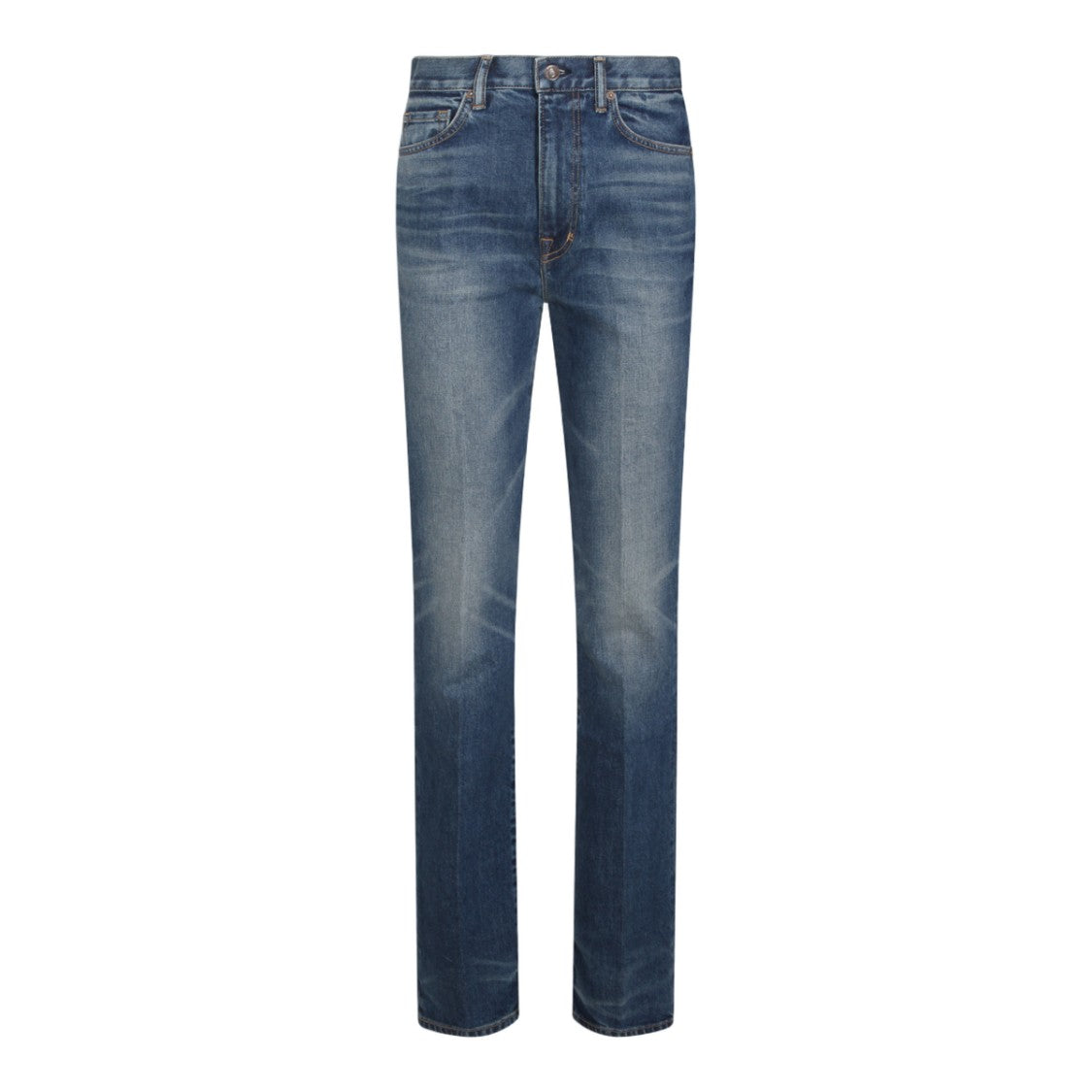 Tom Ford Mid-Rise Straight Cut Jeans