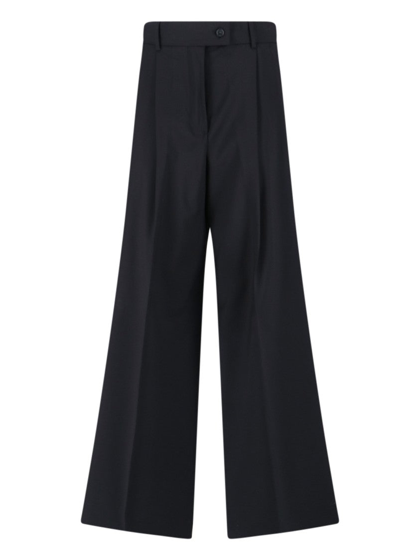 Sportmax Wide-Leg Tailored Trousers With High Waist