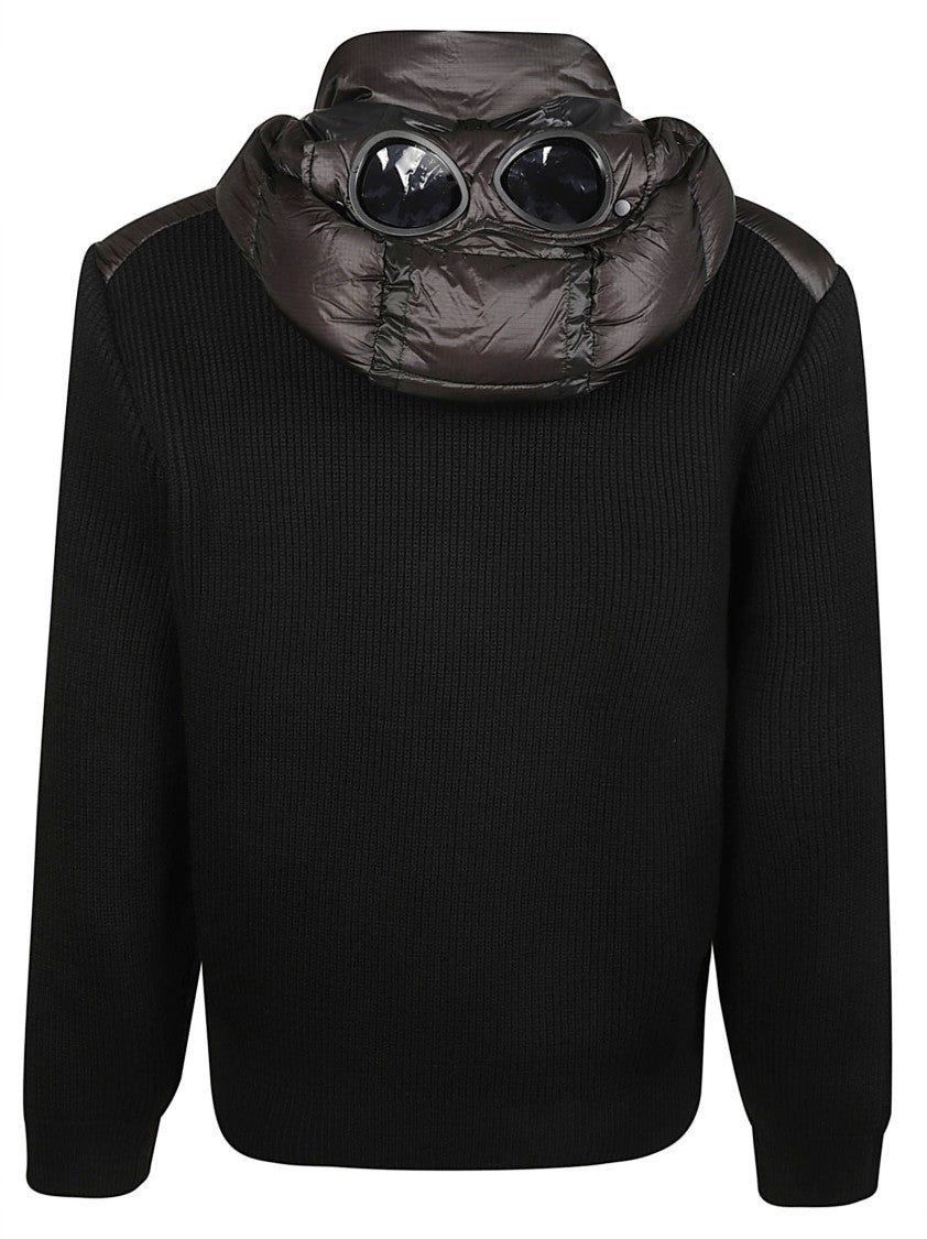 C.P. Company D.D. Shell Padded Quilted Hooded Wool Jacket