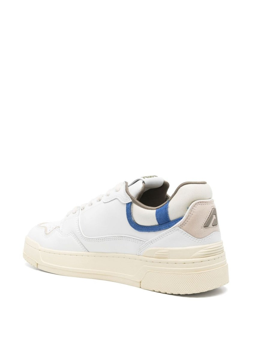Autry Low-Top Sneakers With Blue Accents