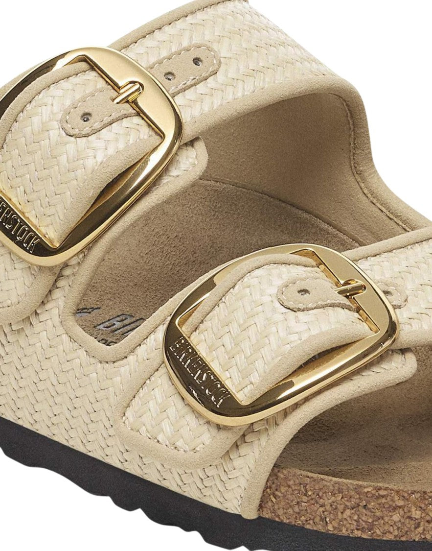 Birkenstock Arizona Big Buckle Raffia Sandals